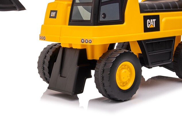 Detské odrážadlo CAT Bagr Baby Mix žlté