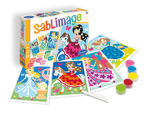 SENTOSPHERE Sablimage Concept Box Pieskové obrázky Princezny