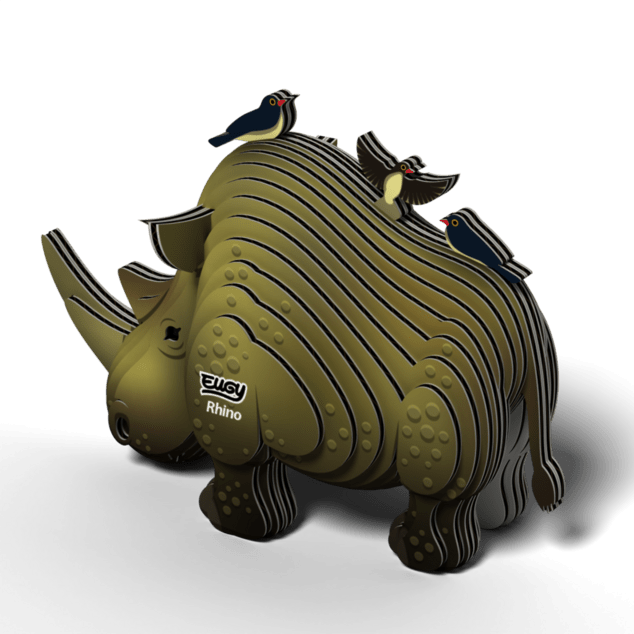 EUGY Nosorog 3D kartonasta sestavljanka