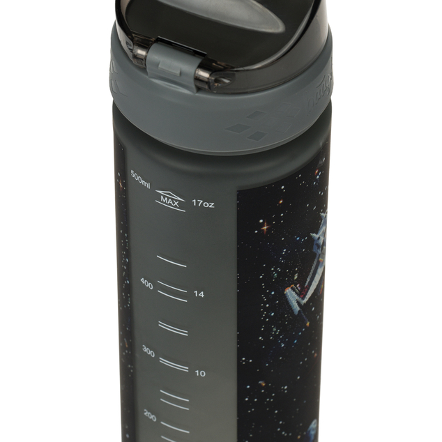 BAAGL Tritan-Flasche für Getränke Pixel Space, 500 ml