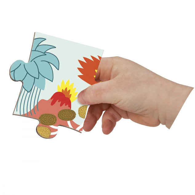 Janod Magnetipuzzle Dinozauri 24 buc în formă de valiză