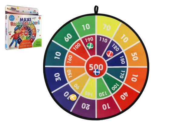 Bersaglio con velcro maxi 70cm pieghevole + 4 palline 31x33x5cm
