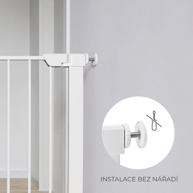 KINDERKRAFT Zábrana do dverí Safe Snap White