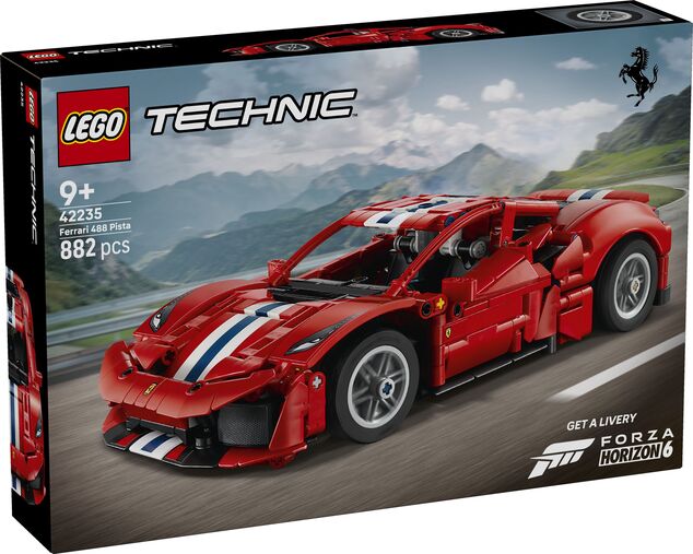 LEGO® Technic 42235 Avto Ferrari 488 PISTA