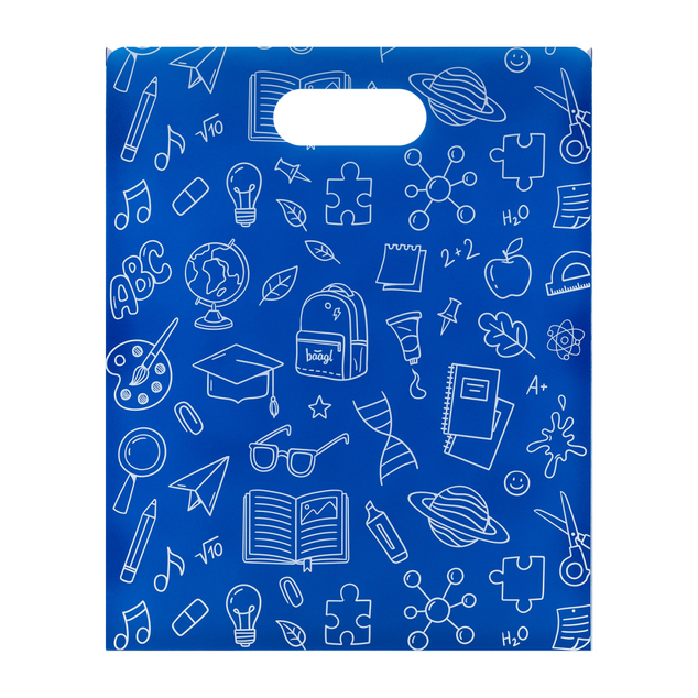 BAAGL Kunststoffmappen für Schulhefte School blau