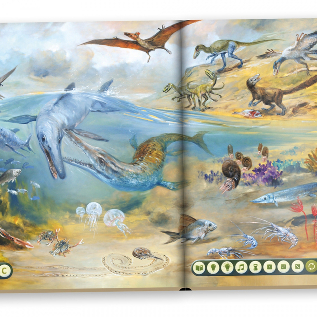 Albi Kúzelné čítanie Kniha Dinosaury