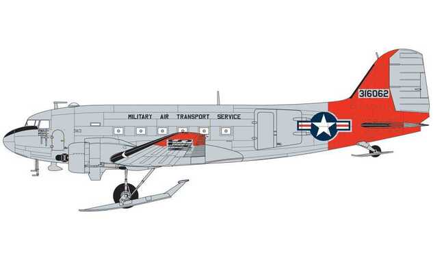 Klasični komplet aviona A08014 - Douglas C-47 A/D Skytrain (1:72)