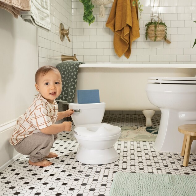 INGENUITY Kinder-Toilette mit Geräusch My Size™ Weiß