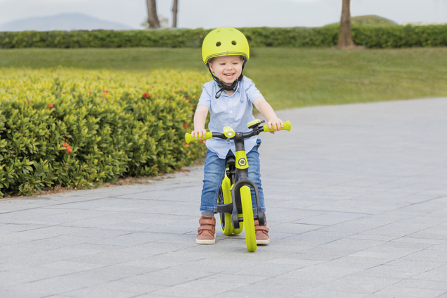 Globber odrážadlo GO BIKE ELITE DUO- LIME GREEN