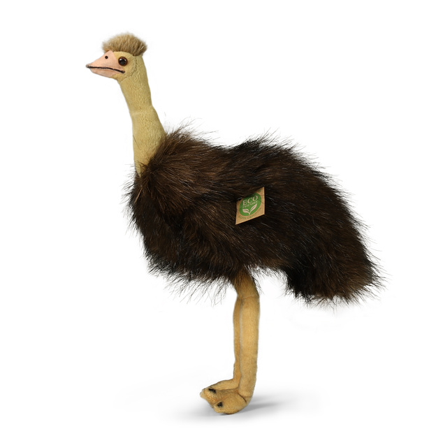 Plyšový vták emu 28 cm ECO-FRIENDLY