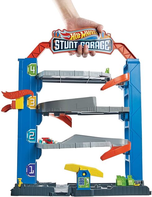 Hot Wheels City prenosná garáž