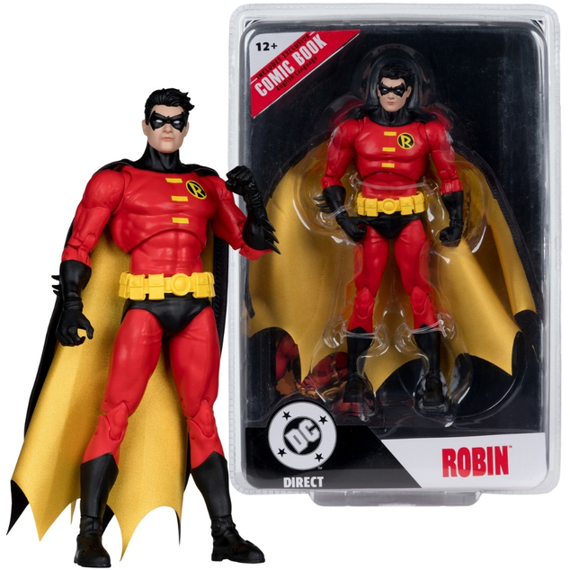 DC Direct Page Punchers Robin (Teen Titans #41) 7in Akciófigura képregénnyel McFarlane Toy