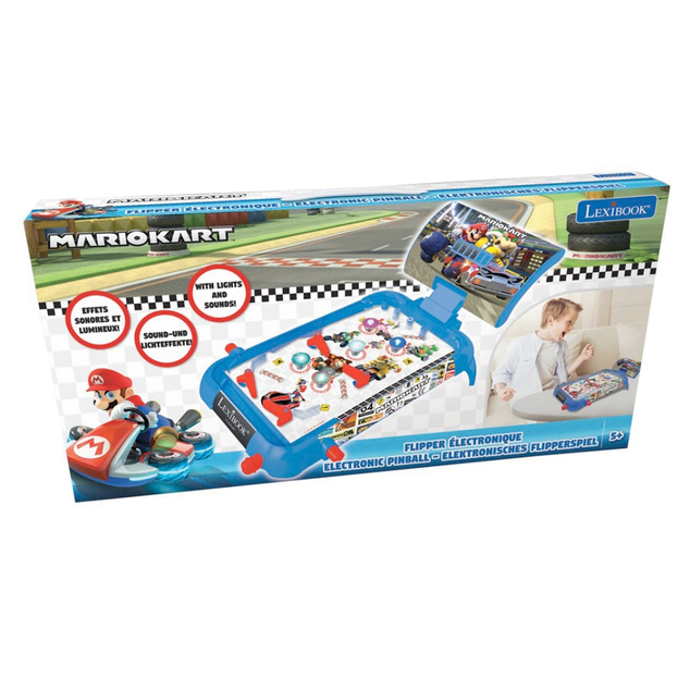 Lexibook Elektronický stolný pinball Mario Kart