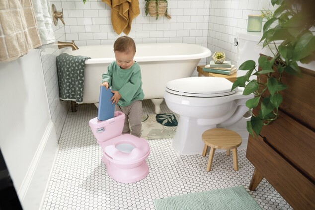 INGENUITY Kinder-Toilette mit Geräusch My Size™ Rosa