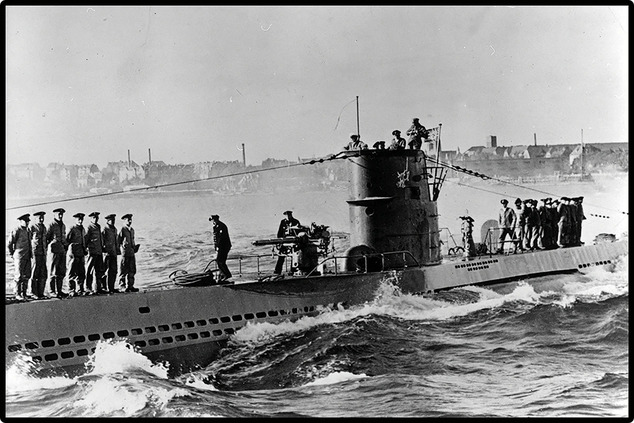 Cobi 4858 II WW Немска подводница U-Boot VIIB U-47, 1:300, 165k