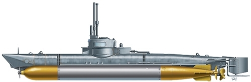 Modellbausatz U-Boot 5609 - U-BOOT BIBER (1:35)