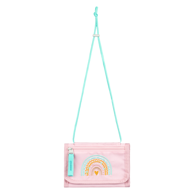 BAAGL SET 5 Zippy Arcobaleno: cartella, astuccio, sacchetto, grembiule, portafoglio