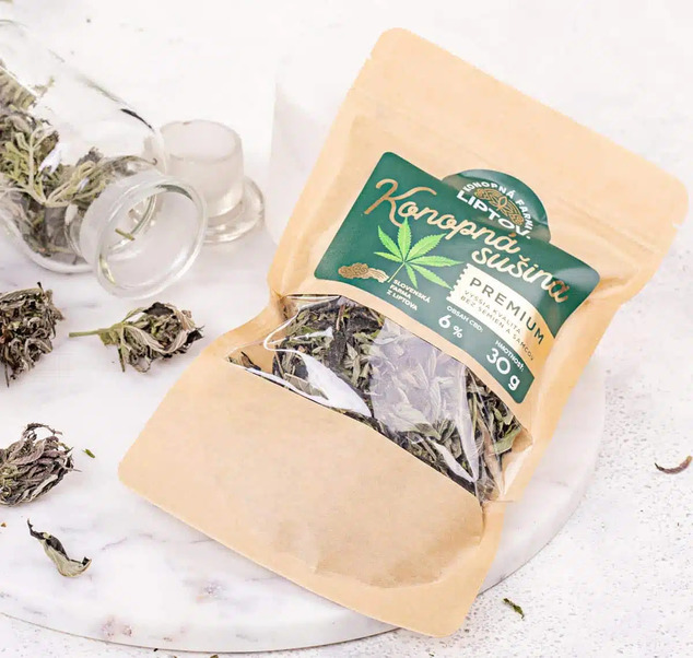 Liptovská konopná sušina 30 g (CBD - upokojujúci)