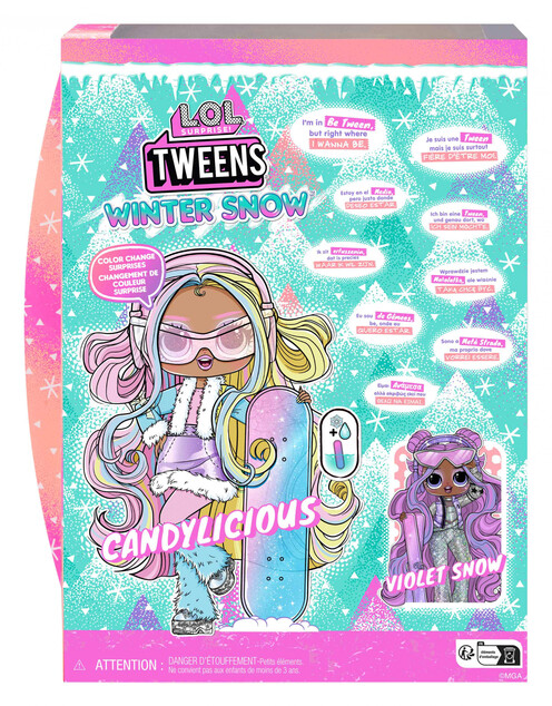 L.O.L. Surprise! Zimná Tweens bábika - Candylicious