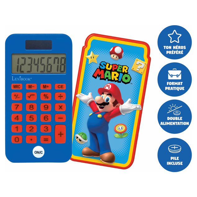 Lexibook Taschenrechner Super Mario