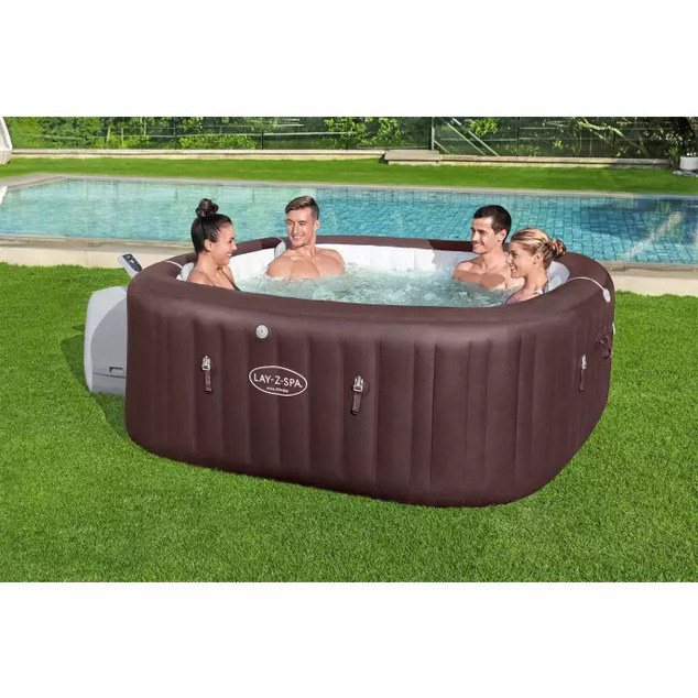 Bestway 6001U Jacuzzi LAY-Z-SPA® Maldives HydroJet Pro para 7 personas (Ahorro de energía) 201x80cm