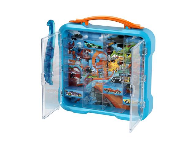 Hot Wheels - Vetrina da collezione con illuminazione