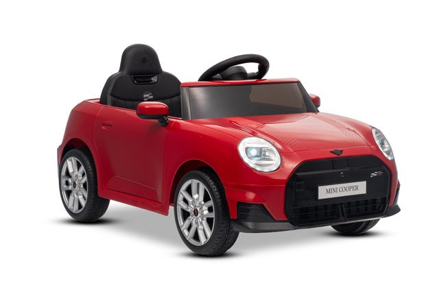 Elektrické autíčko BMW Mini Cooper 12V, červené, USB Vstup s Bluetooth pripojením na MP3 P