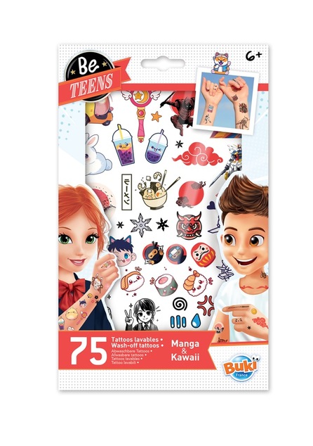 BeTeens Dočasné tetovanie v štýle MANGA &amp; KAWAII