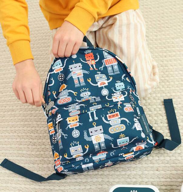 A Little Lovely Company - kleiner Kinder-Rucksack - Roboter