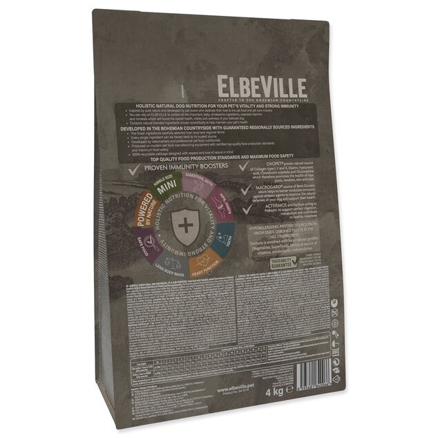 Krmivo ELBEVILLE Senior Mini Fit and Slim Condition Fresh Duck 4kg