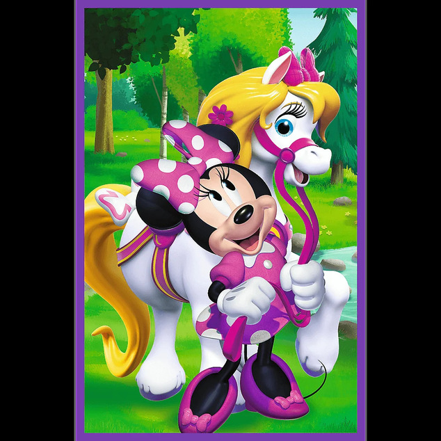 Trefl Puzzle 3x80 Minnie und Freunde