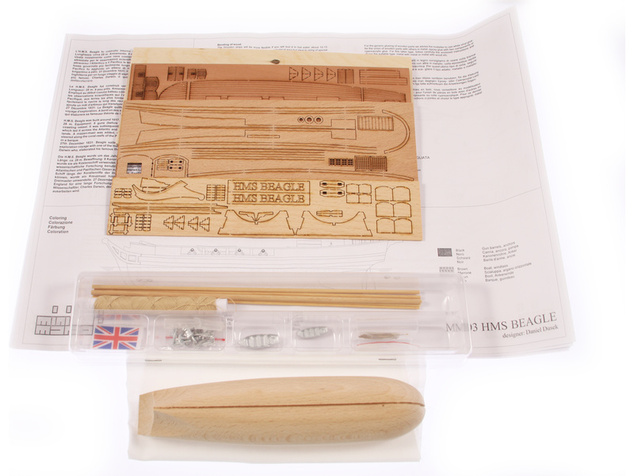 MINI MAMOLI HMS Beagle 1:121 kit