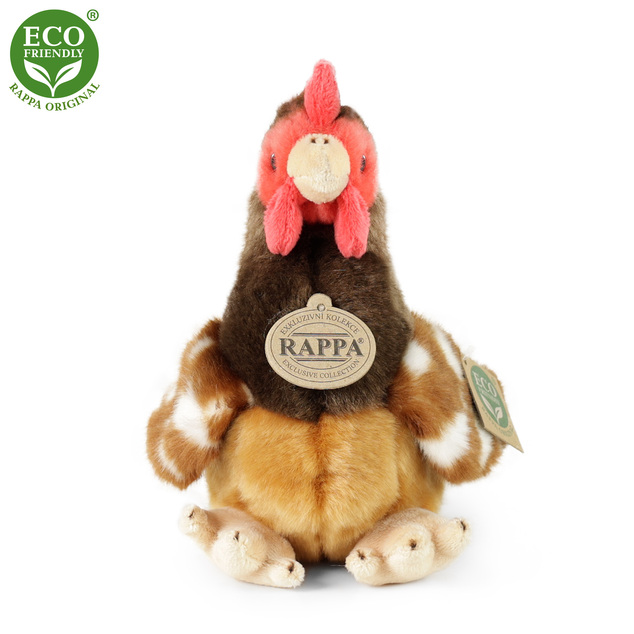 Plyšová sliepka 18 cm ECO-FRIENDLY