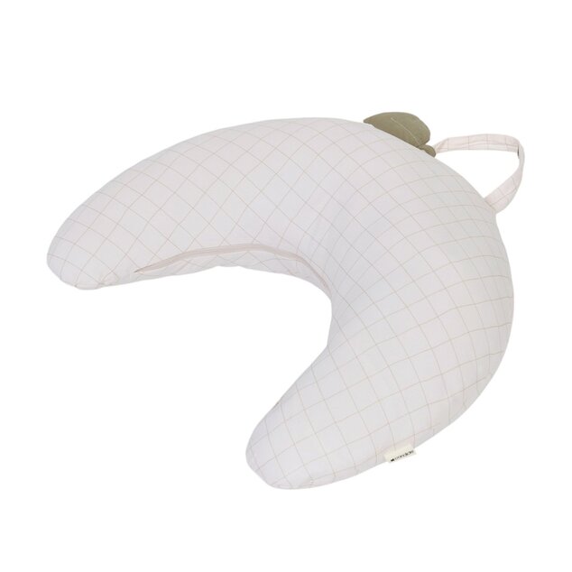 Cuscino per gravidanza e allattamento Mini Moon, Grid