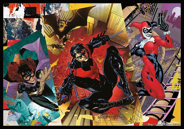 Trefl Puzzle 4x250 dielikov Batman v akcii