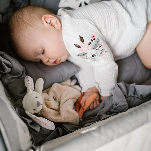 BABYONO Hišni ljubljenček in odeja 2 v 1 Baby Bunny 0m+