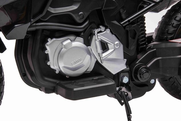 Elektromotorrad BMW F850 GS, lizenziert, 12-V-Batterie, weiche EVA-Räder, 2 x 35-W-Motor
