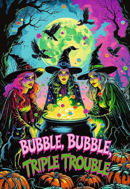 Trefl Puzzle Premium Plus Quality 1000 Hall of Horror: Čarodejnice