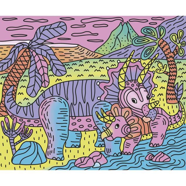 Janod Atelier Sada Maxi Maľovanie Dinosaurus