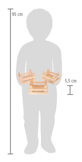 Small Foot Sada malá prepravka na potraviny 3 ks