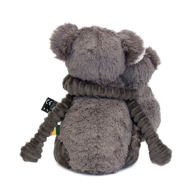 Ptipotos Plüschkoala Trankil grau - Mama mit Baby