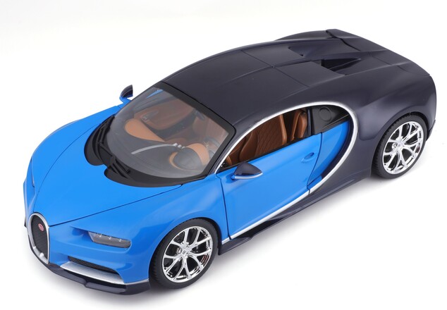 Bburago 1:18 Plus Bugatti Chiron blau / tiefblau