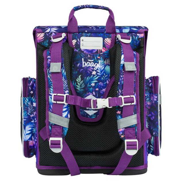 BAAGL SET 5 Ergo Jungle Panda: cartella, astuccio, sacchetto, grembiule, portafoglio