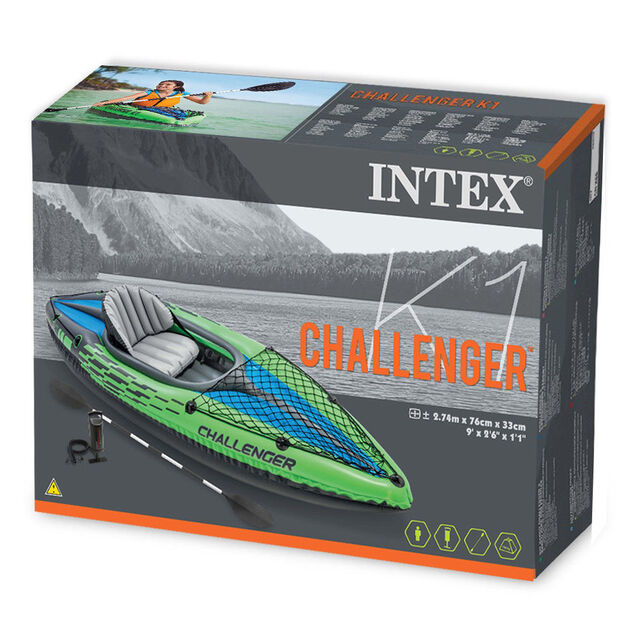 Nafukovací čln INTEX 68305 Kajak Challenger K1 set