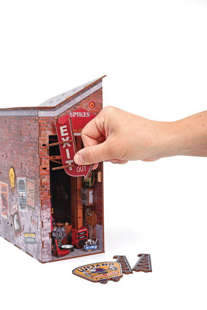 GRAINE CREATIVE Modello 3D in legno Garage