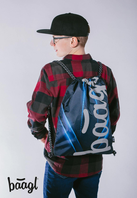 BAAGL Rucksack Skate Bluelight
