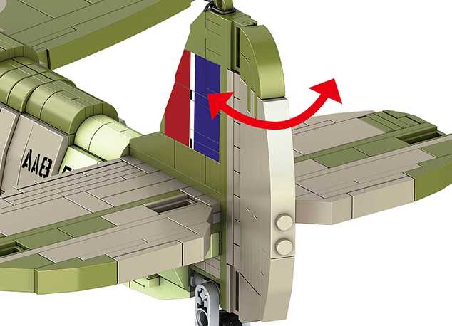 Brick System REVELL 00962 - Iron Maiden Spitfire MK.II Aces High (1:18)