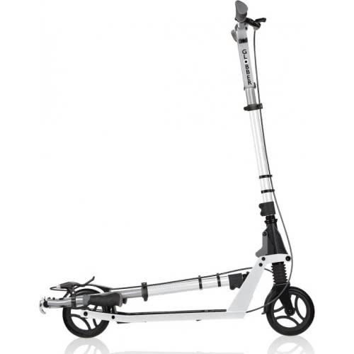 Globber kolobežka ONE K 165 BR Deluxe White s prednym tlmičom a brzdou, nosnosť 100kg