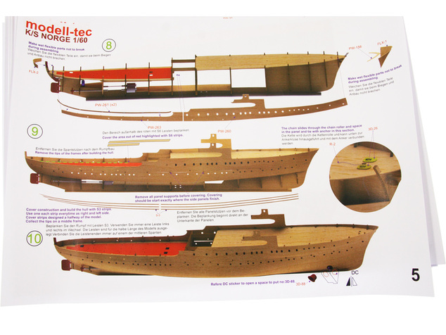 Modell-Tec Kongespiet Norge 1:60 kit