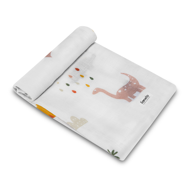 LIONELO Bambusove plenice Bamboo Set Dino, 3 kosi